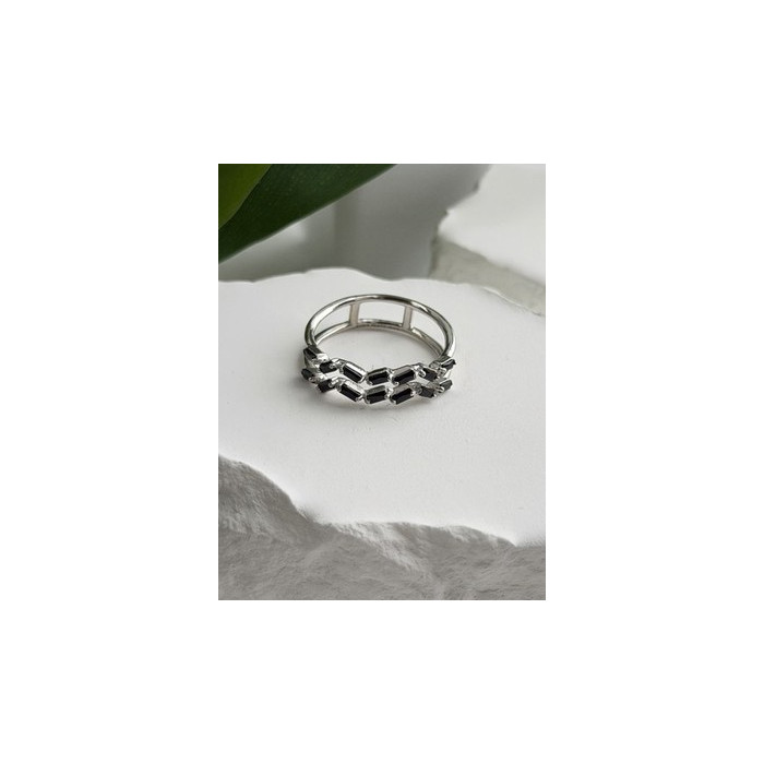 Bomb Party 925 Sterling Silver Tourmaline Ring Size 10