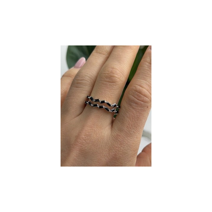 Bomb Party 925 Sterling Silver Tourmaline Ring Size 10