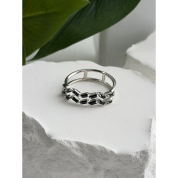 Bomb Party 925 Sterling Silver Tourmaline Ring Size 10