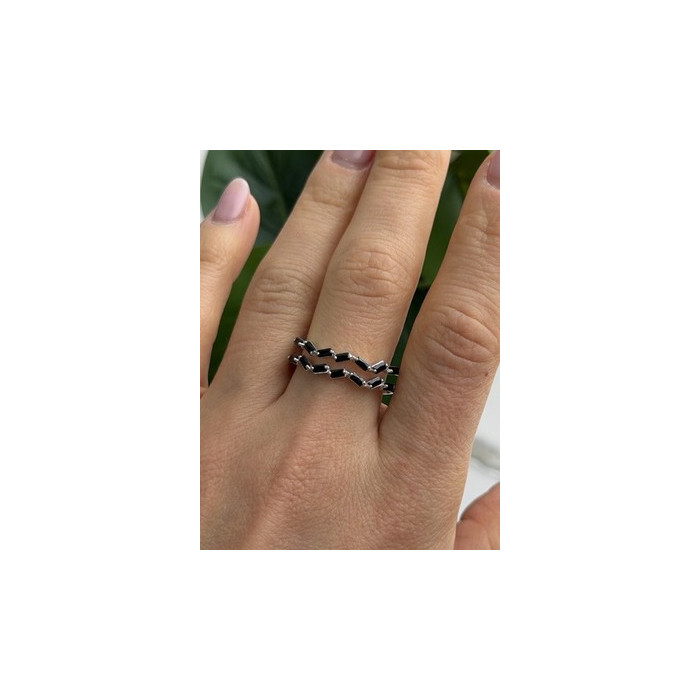 Bomb Party 925 Sterling Silver Tourmaline Ring Size 10