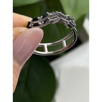 Bomb Party 925 Sterling Silver Tourmaline Ring Size 10