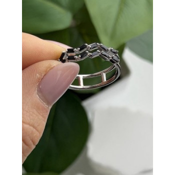 Bomb Party 925 Sterling Silver Tourmaline Ring Size 10