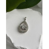 925 Sterling Silver Diamond 0.09 ctw Heart Pendant