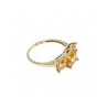 10K YELLOW GOLD HELIODOR RING SIZE 7.25