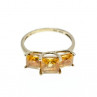10K Yellow Gold Heliodor Ring Size 7.25