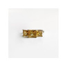 10K YELLOW GOLD HELIODOR RING SIZE 7.25