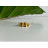 10K YELLOW GOLD HELIODOR RING SIZE 7.25