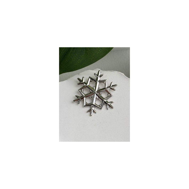 1980 Gorham 925 Sterling Silver Snowflake Pendant
