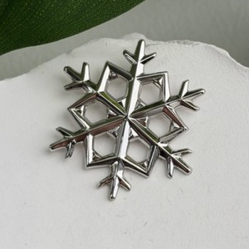 1980 Gorham 925 Sterling Silver Snowflake Pendant