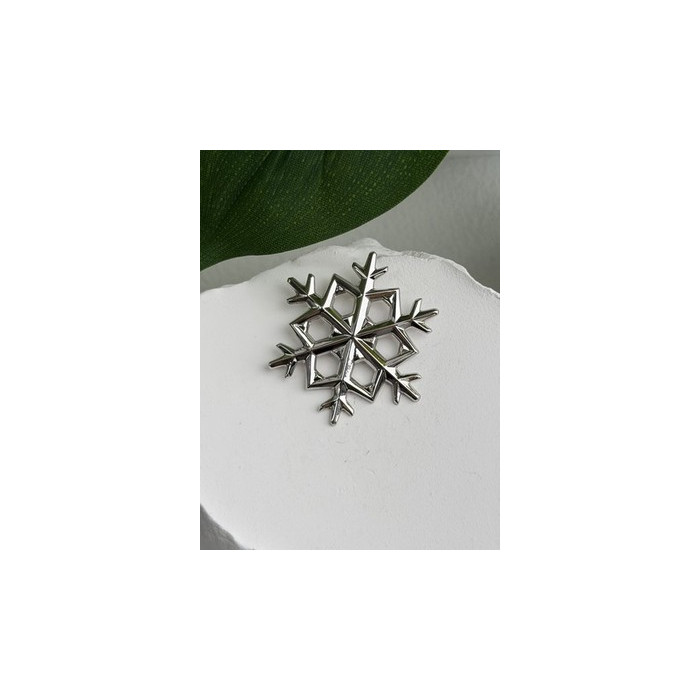 1980 Gorham 925 Sterling Silver Snowflake Pendant