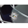 Vintage 925 Sterling Silver Multicolor CZ 