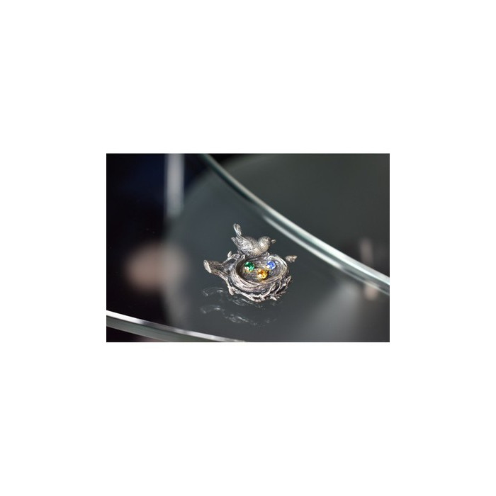 Vintage 925 Sterling Silver Multicolor CZ 