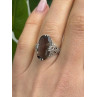 925 Sterling Silver Brown Tourmaline Ring Size 7