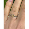 ATI 925 Sterling Silver Citrine Heart  Ring Size 6.5
