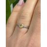 ATI 925 Sterling Silver Citrine Heart  Ring Size 6.5