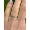 ATI 925 Sterling Silver Citrine Heart  Ring Size 6.5