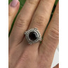Vintage 925 Sterling Silver Brown Tourmaline Ring Size 9