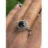 Vintage 925 Sterling Silver Brown Tourmaline Ring Size 9