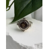 Vintage 925 Sterling Silver Brown Tourmaline Ring Size 9