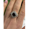 Vintage 925 Sterling Silver Brown Tourmaline Ring Size 9