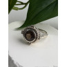 Vintage 925 Sterling Silver Brown Tourmaline Ring Size 9