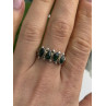 Vintage 925 Sterling Silver Green Paua Shell Ring Size 10