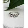 925 Sterling Silver Leaves Multi Color Spinel Ring Size 7