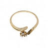 14K Yellow Gold Diamonds Ring Size 6.75