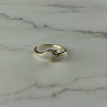14K Yellow Gold Diamonds Ring Size 6.75