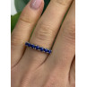 925 Sterling Silver Sodalite Ring Size 7
