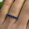 925 Sterling Silver Sodalite Ring Size 7