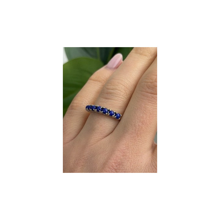 925 Sterling Silver Sodalite Ring Size 7