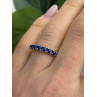 925 Sterling Silver Sodalite Ring Size 7