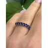 925 Sterling Silver Sodalite Ring Size 7