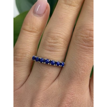925 Sterling Silver Sodalite Ring Size 7