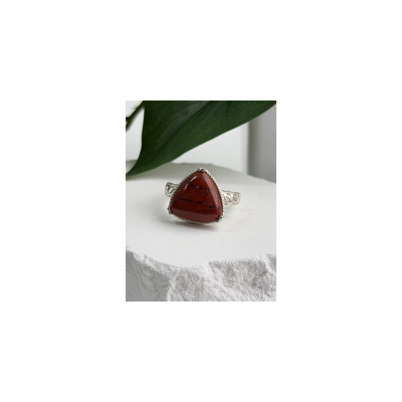 925 Sterling Silver Carnelian Ring Size 7