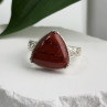 925 Sterling Silver Carnelian Ring Size 7