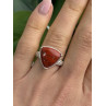 925 Sterling Silver Carnelian Ring Size 7