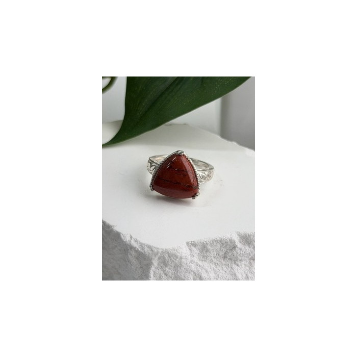 925 Sterling Silver Carnelian Ring Size 7