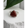 925 Sterling Silver Carnelian Ring Size 7
