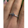 Faith 925 Sterling Silver Sapphire Cross Ring Size 8.5