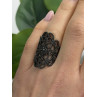 SD Filigree 925 Sterling Silver Black Spinel Ring Size 6