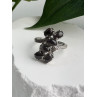 925 Sterling Silver Black Star Sapphire Ring Size 7