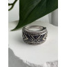JWBR 925 Sterling Silver Enamel Zebra Stripe Diamonds Ring Size 8
