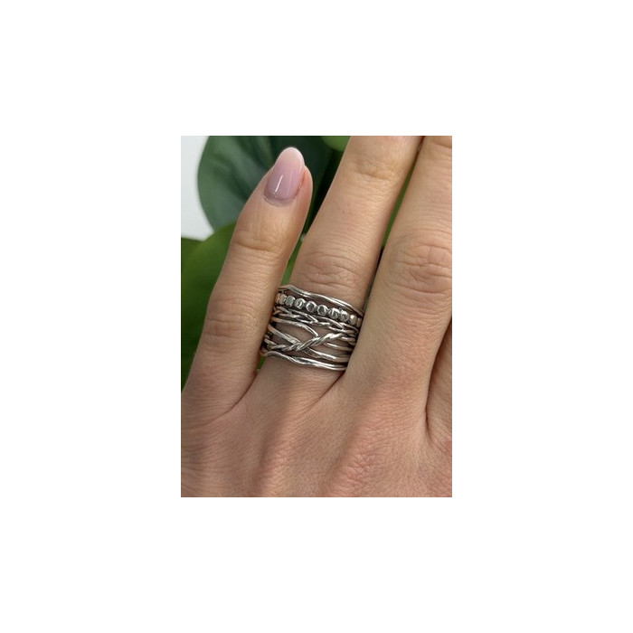 KTC Israel 925 Sterling Silver Ring Size 8