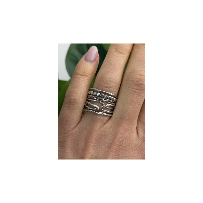 KTC Israel 925 Sterling Silver Ring Size 8