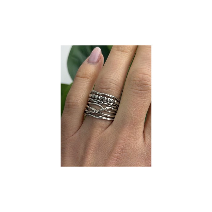 KTC Israel 925 Sterling Silver Ring Size 8