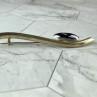 Vintage 925 Sterling Silver Hematite Brooch