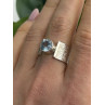Beautiful 925 Sterling Silver Blue Sky Topaz Ring Size 8