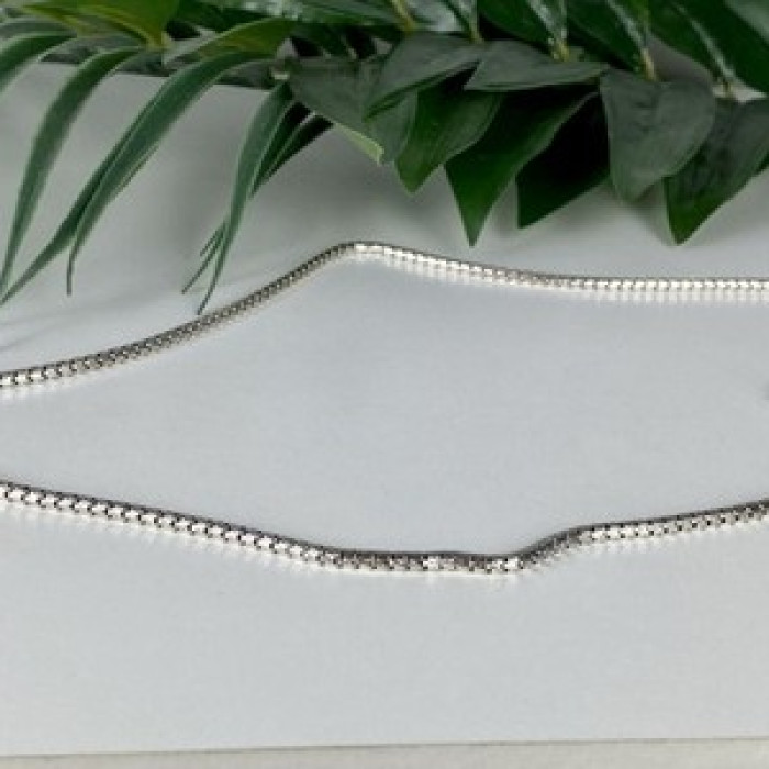 925 Sterling Silver Chain Italy Milor 23.6 in